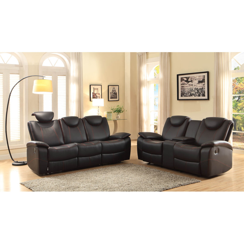 Latitude Run Erik Double Reclining Sofa & Reviews Wayfair